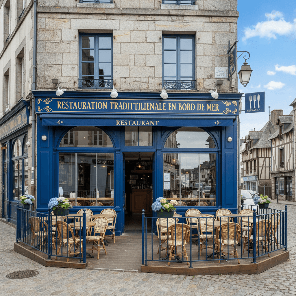 Restaurant à Vannes : terrasse - licence IV - Image 1