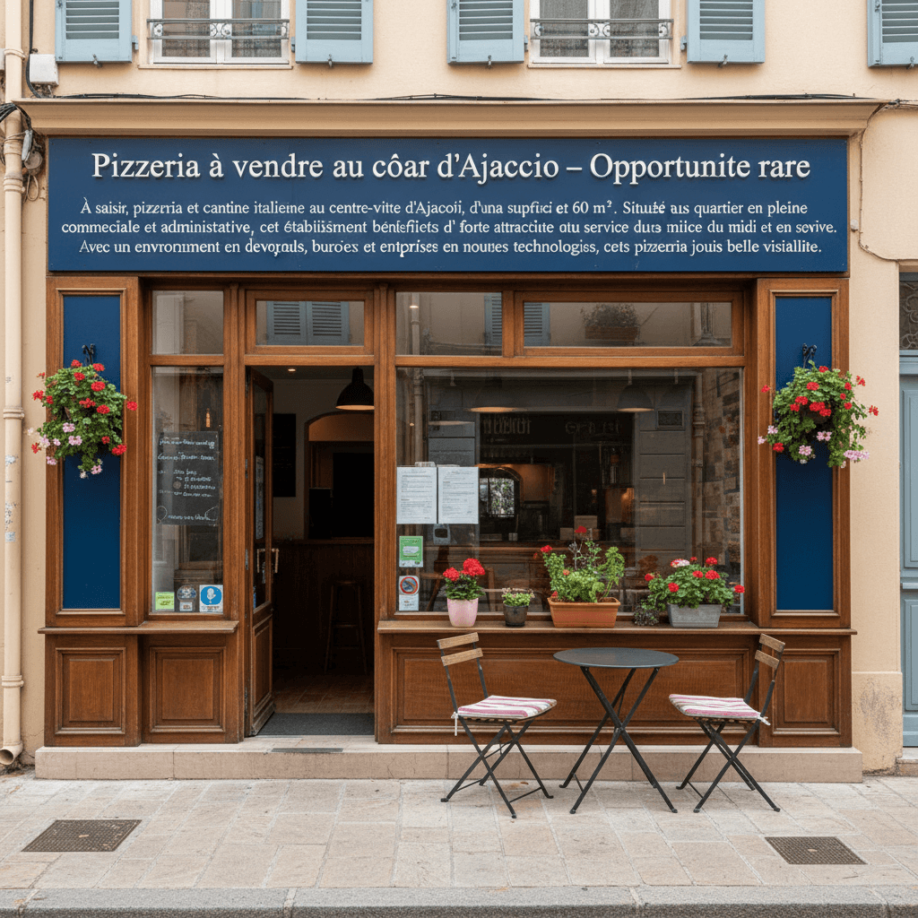 Fast-food 60m² à Ajaccio : terrasse - licence IV - Image 1