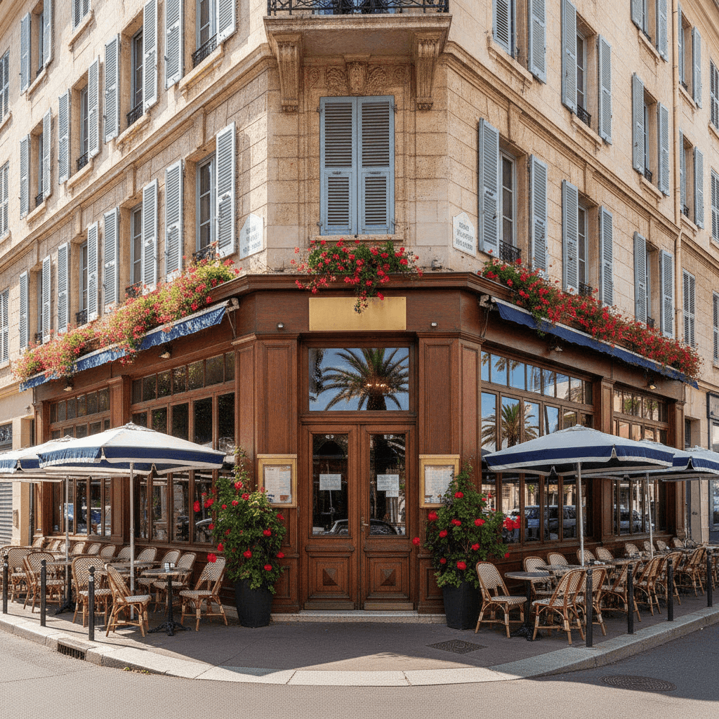 Bar-brasserie 250m² à Nice : terrasse - licence IV