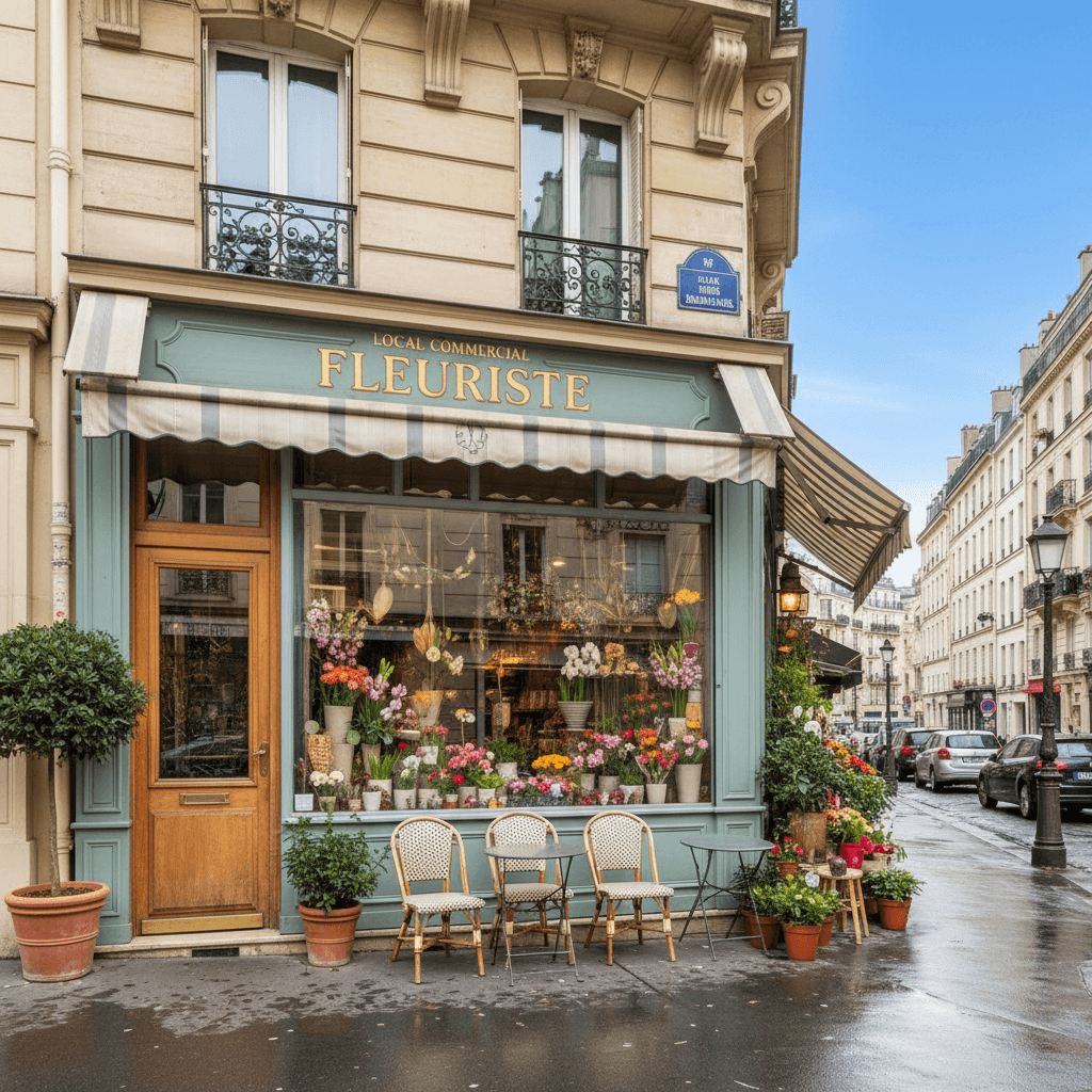 Local commercial de 35 m² à Paris - Idéal fleuriste - Image 1