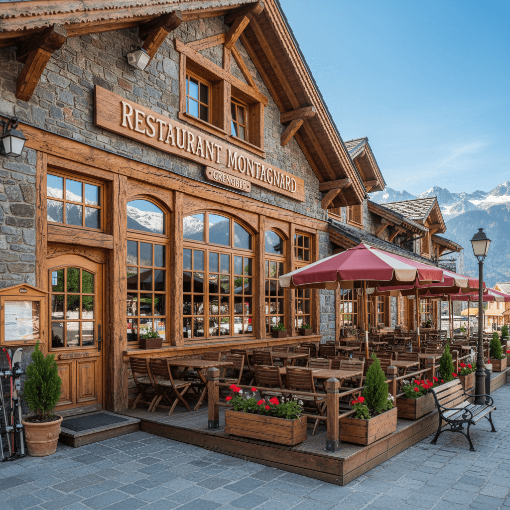 Restaurant à Grenoble : terrasse - licence IV - Image 1