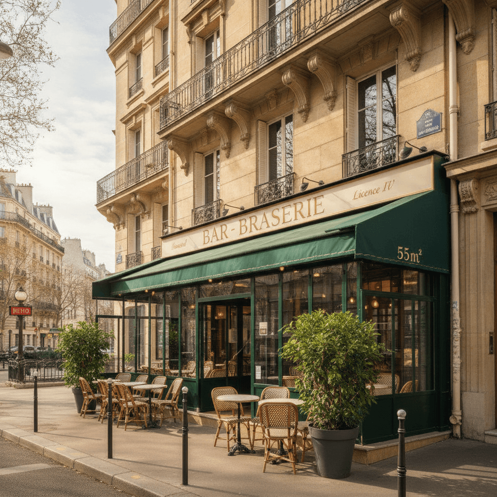 Murs et fonds 55m² à Paris
