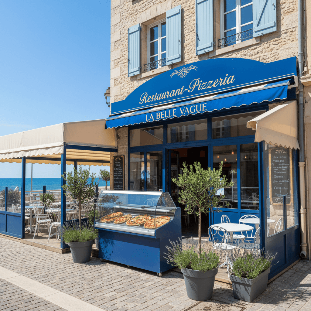 Restaurant à Palavas-Les-Flots : terrasse - extraction - Image 1