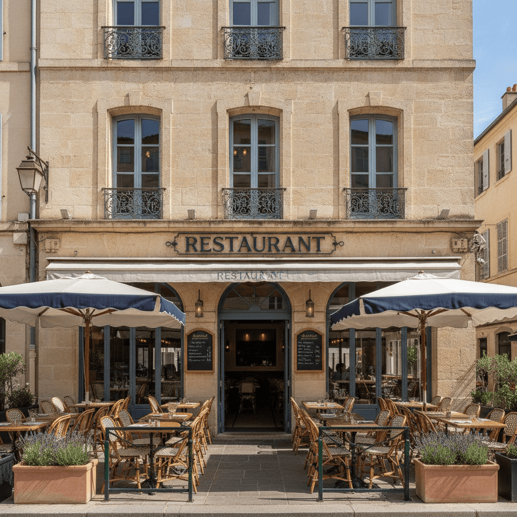 Restaurant 280m² à Aix-En-Provence : terrasse - licence IV