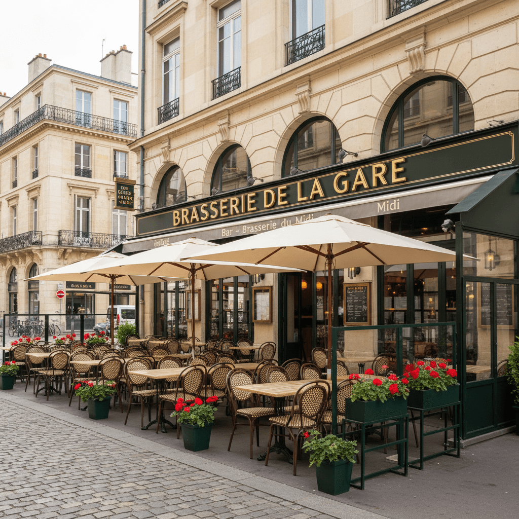 Bar-brasserie à Bordeaux : terrasse - licence IV