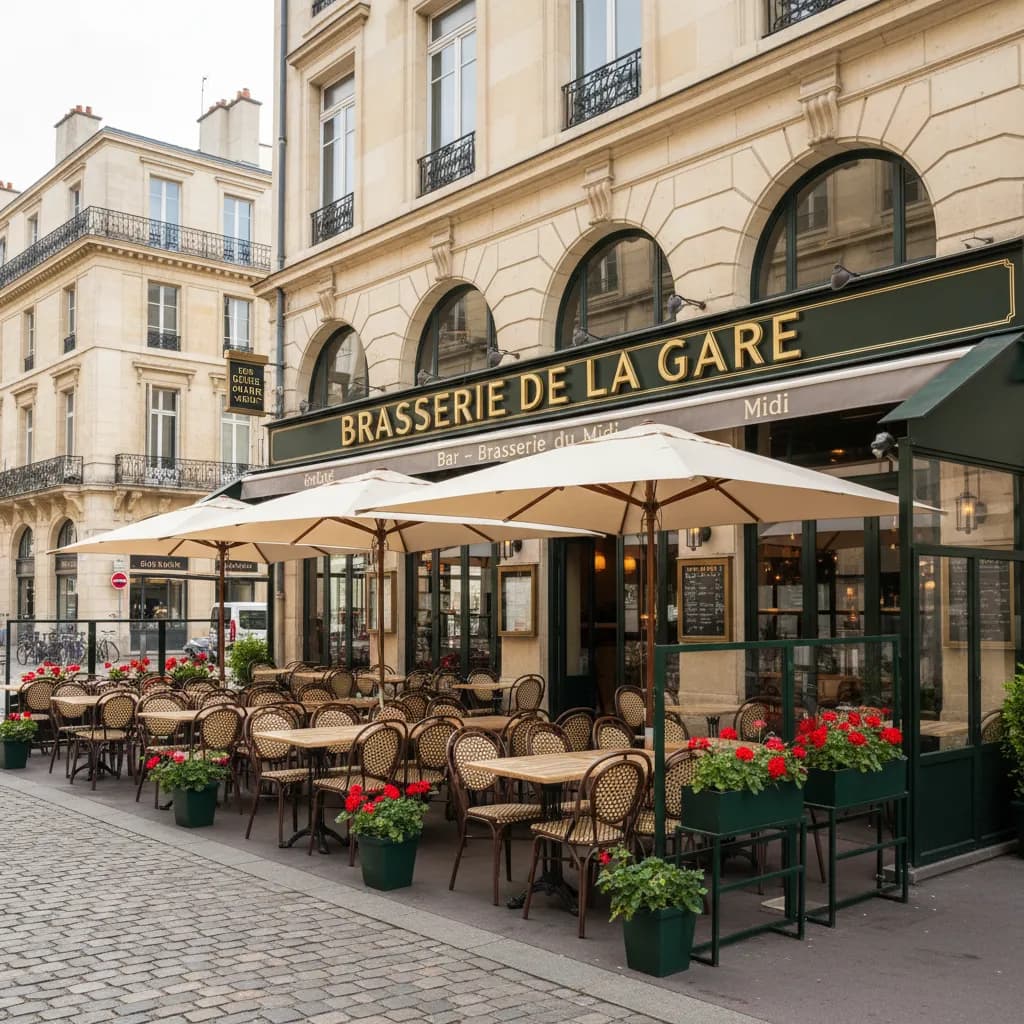 Bar-brasserie à Bordeaux : terrasse - licence IV - Image 1