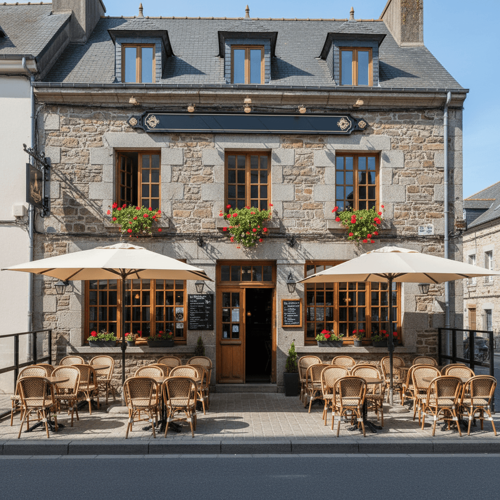 Bar-brasserie à Quimper : terrasse - licence IV - Image 1