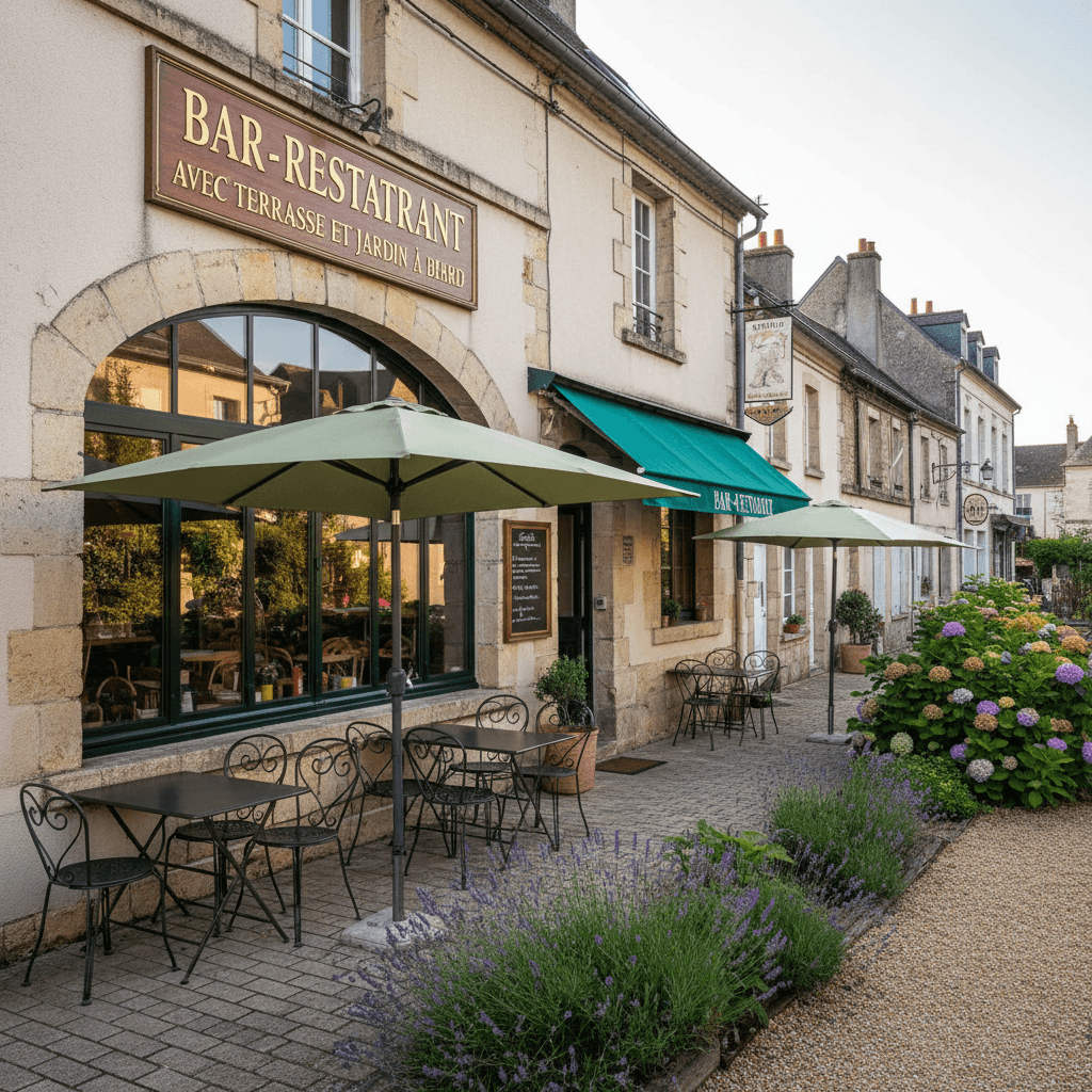 Restaurant à Biard : terrasse - licence IV - Image 1