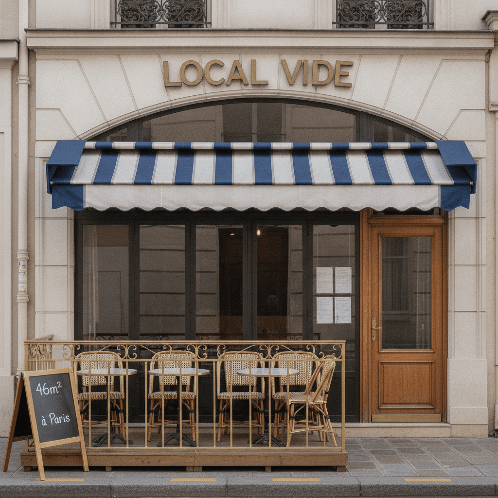 Local vide 46m² à Paris