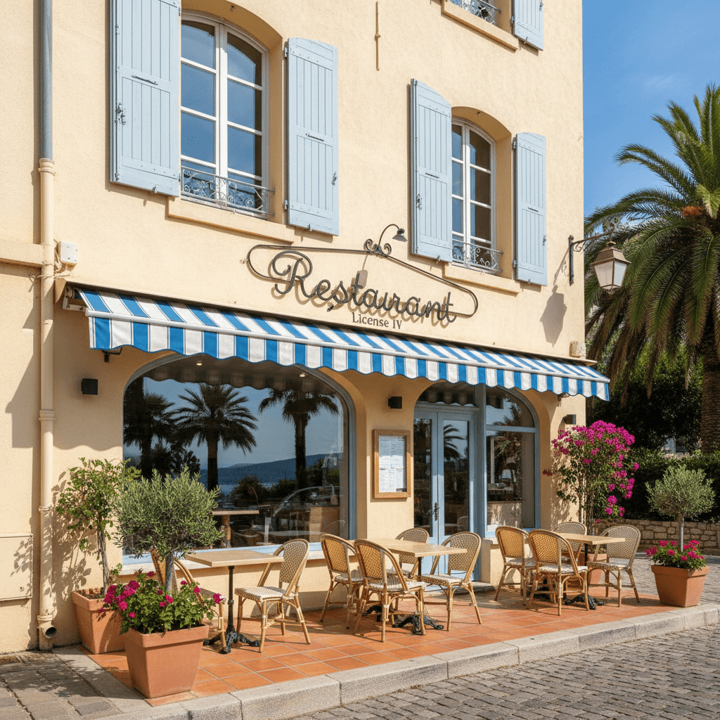 Restaurant 100m² à Menton : terrasse - licence IV - Image 1