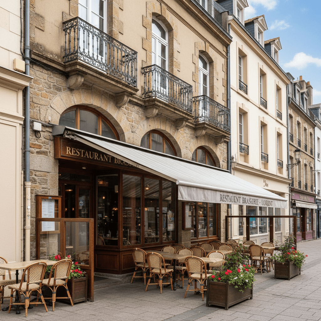 Restaurant à Lorient : terrasse - licence IV - Image 1