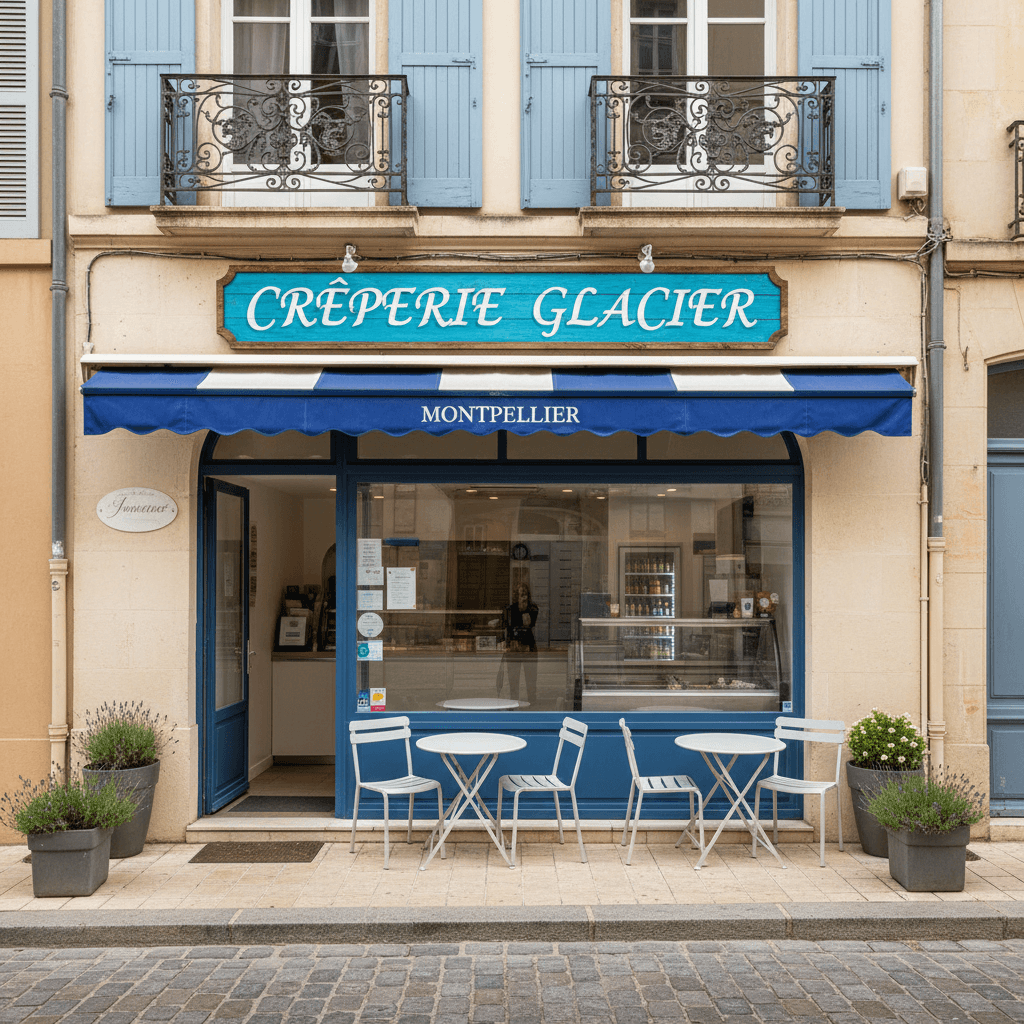 Snack 50m² à Montpellier : terrasse - licence IV