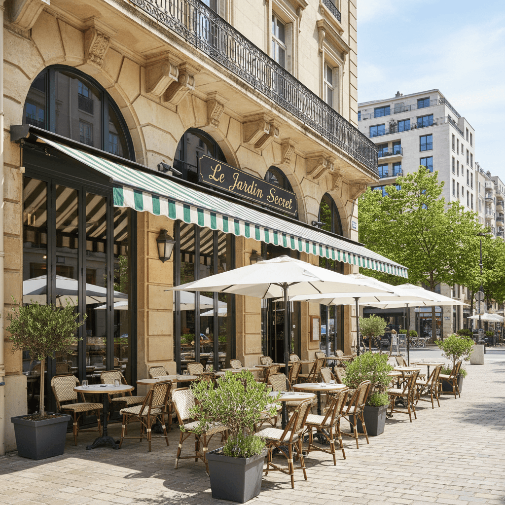 Restaurant 220m² à Lyon : terrasse - licence IV