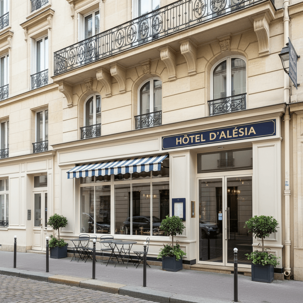 Hôtel à vendre dans le quartier animé d'Alésia