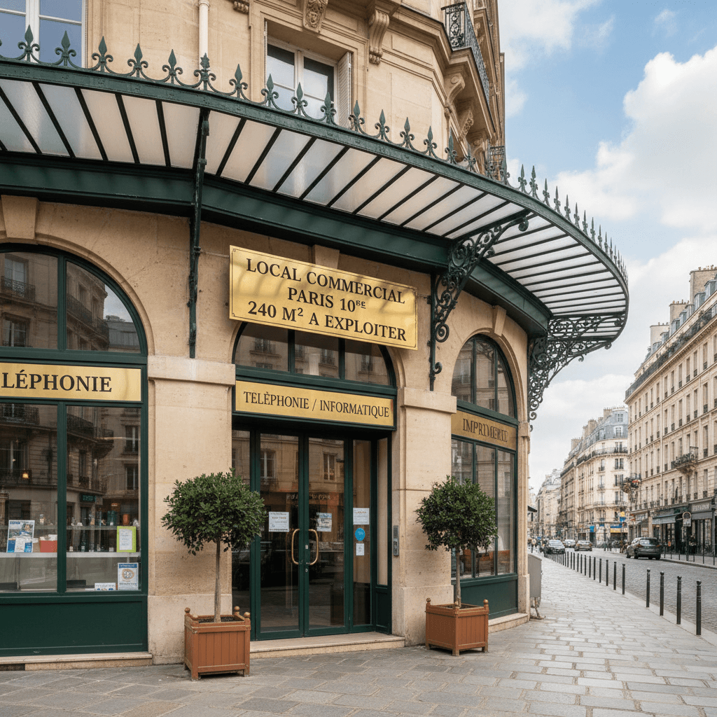 Local Commercial à Paris 10e - 240 m² à exploiter - Image 1