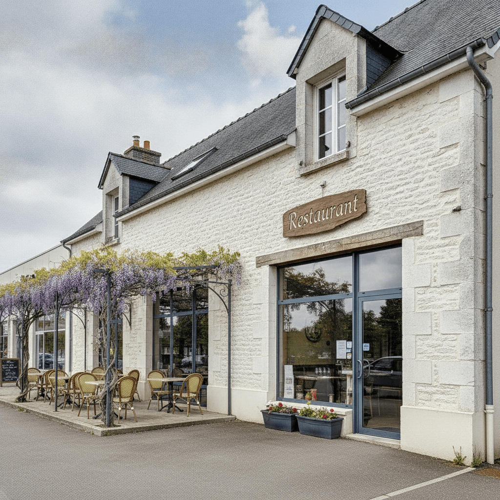 Restaurant 206m² à Segré-En-Anjou Bleu : terrasse - licence IV - Image 1