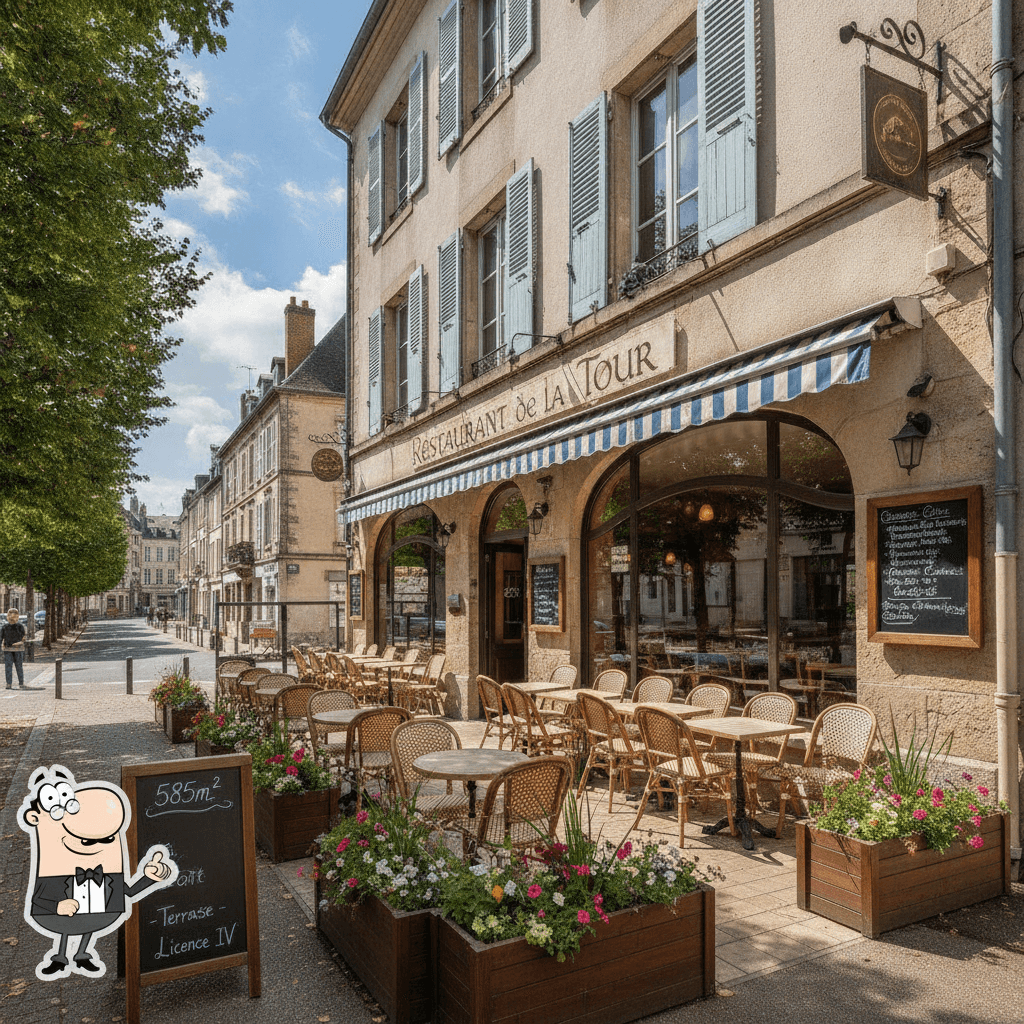 Restaurant 585m² à Chaumont : terrasse - licence IV - Image 1