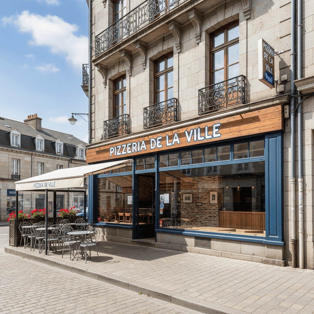 Fast-food à Lorient : terrasse - licence IV - Image 1