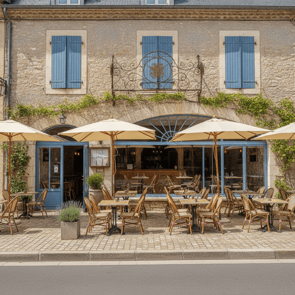 Restaurant 600m² à Arphy : terrasse - licence IV - Image 1