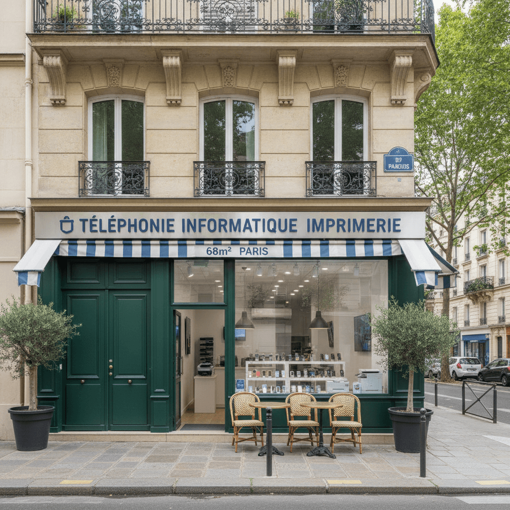 Téléphonie / Informatique / Imprimerie 68m² à Paris