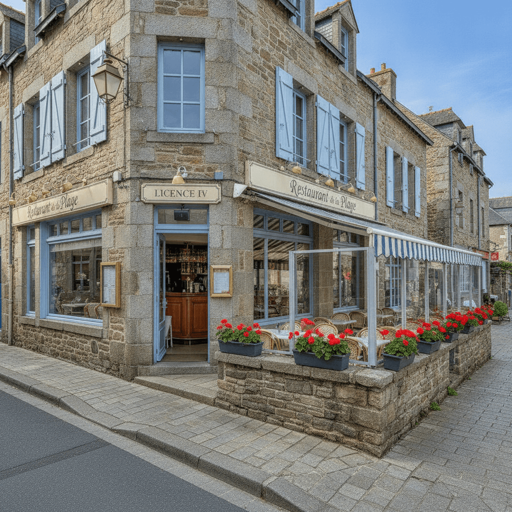 Restaurant à Fouesnant : terrasse - licence IV - Image 1