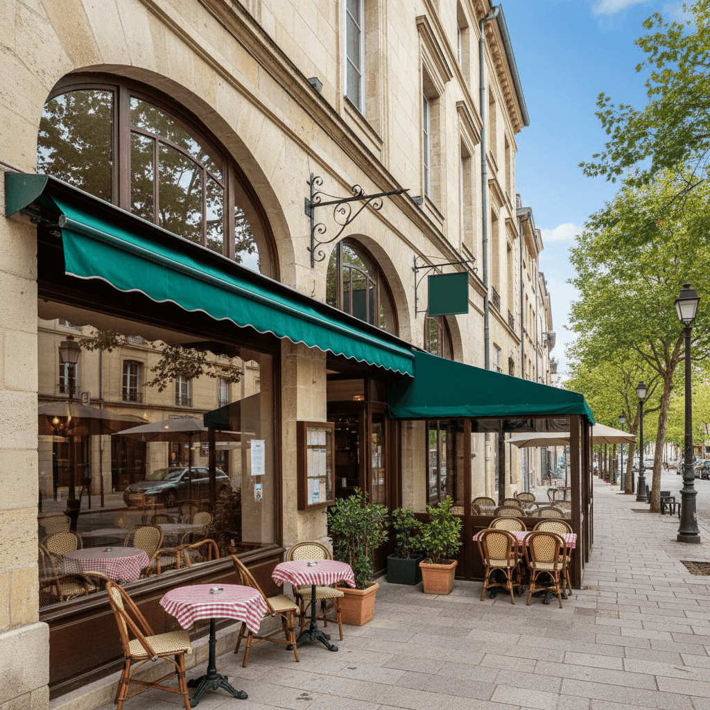 Restaurant à Bordeaux : terrasse - licence IV