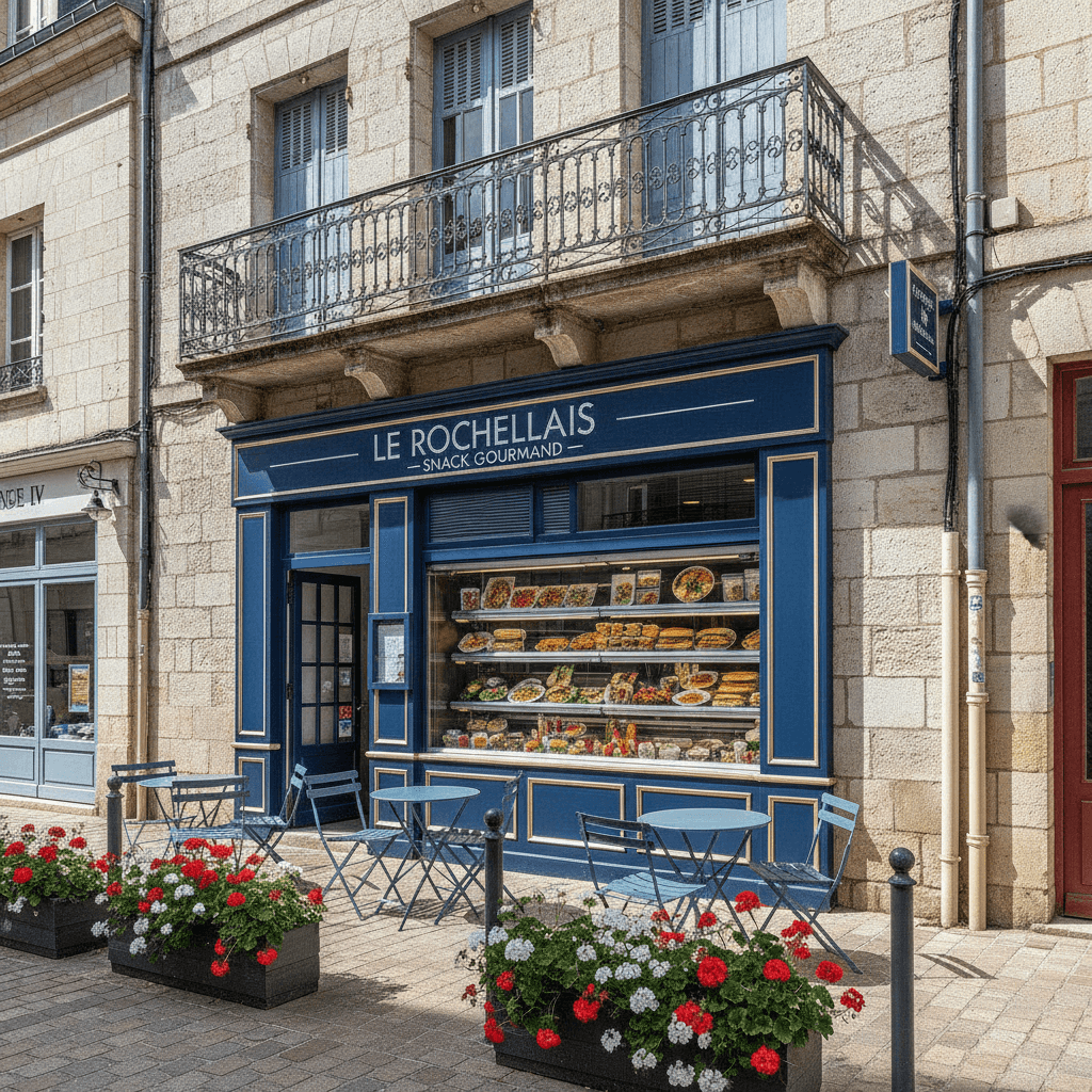 Fast-food 75m² à La Rochelle : terrasse - licence IV - Image 1