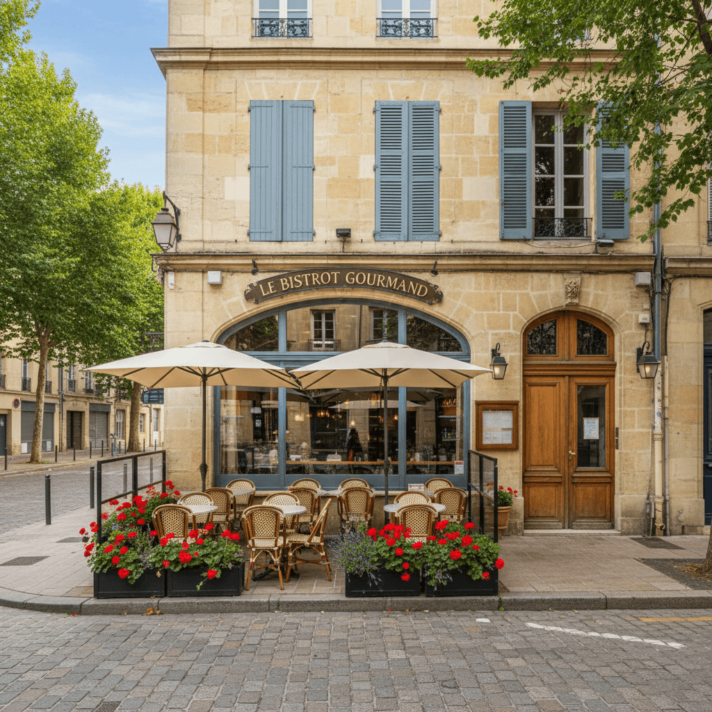 Restaurant 100m² à Bordeaux : terrasse - licence IV