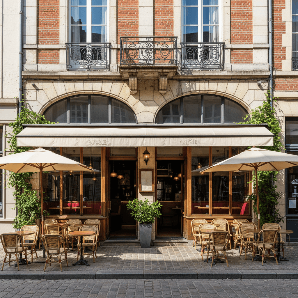 Bar-brasserie 110m² à Lille : terrasse - licence IV