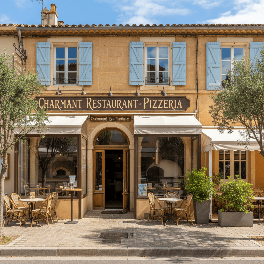 Restaurant 110m² à Châteauneuf-Lès-Martigues : terrasse - licence IV - Image 1