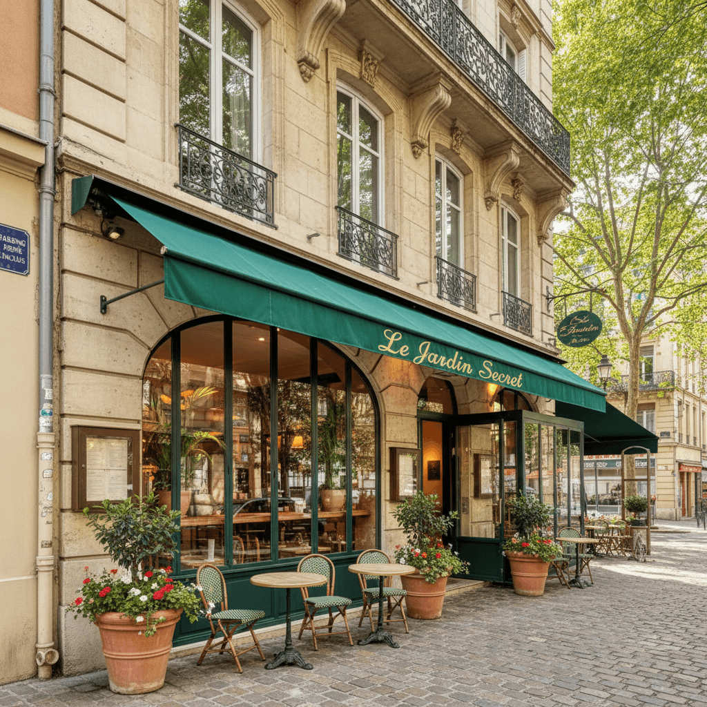 Restaurant 66m² à Lyon : terrasse - licence IV