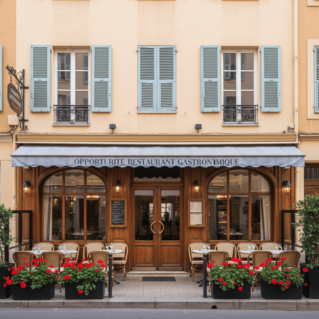 Restaurant à Nice : terrasse - licence IV