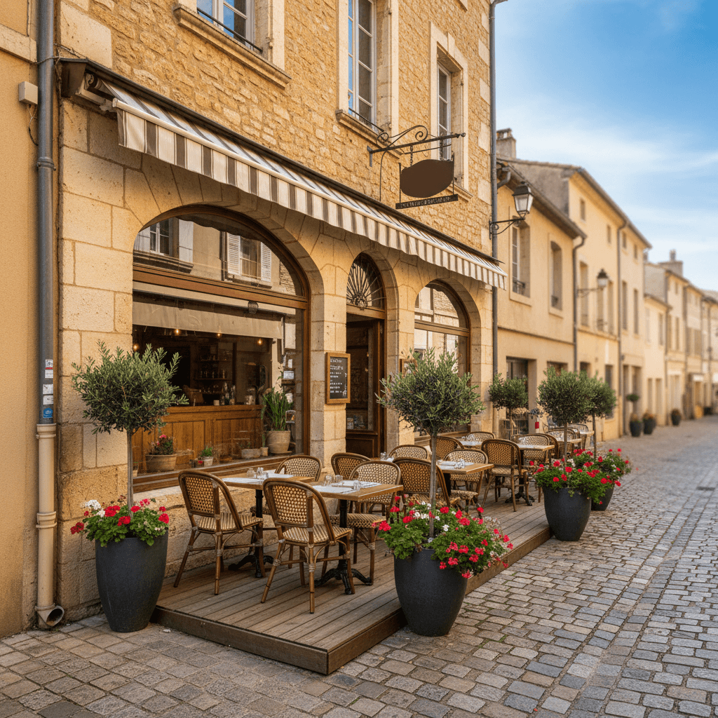Restaurant 85m² à Carpentras : terrasse - licence IV - Image 1