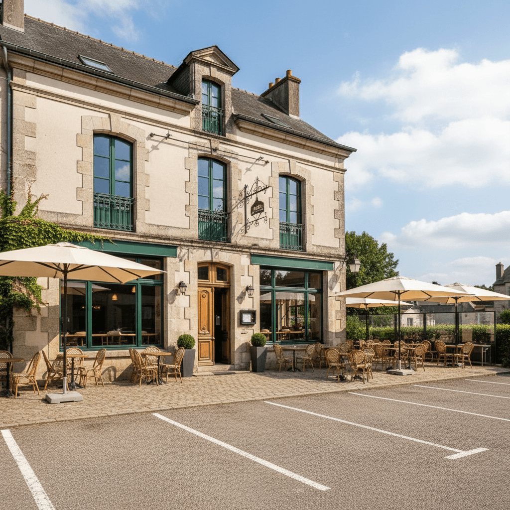 Restaurant 800m² à Saint-Maurice-Sous-Les-Côtes : terrasse - licence IV - Image 1