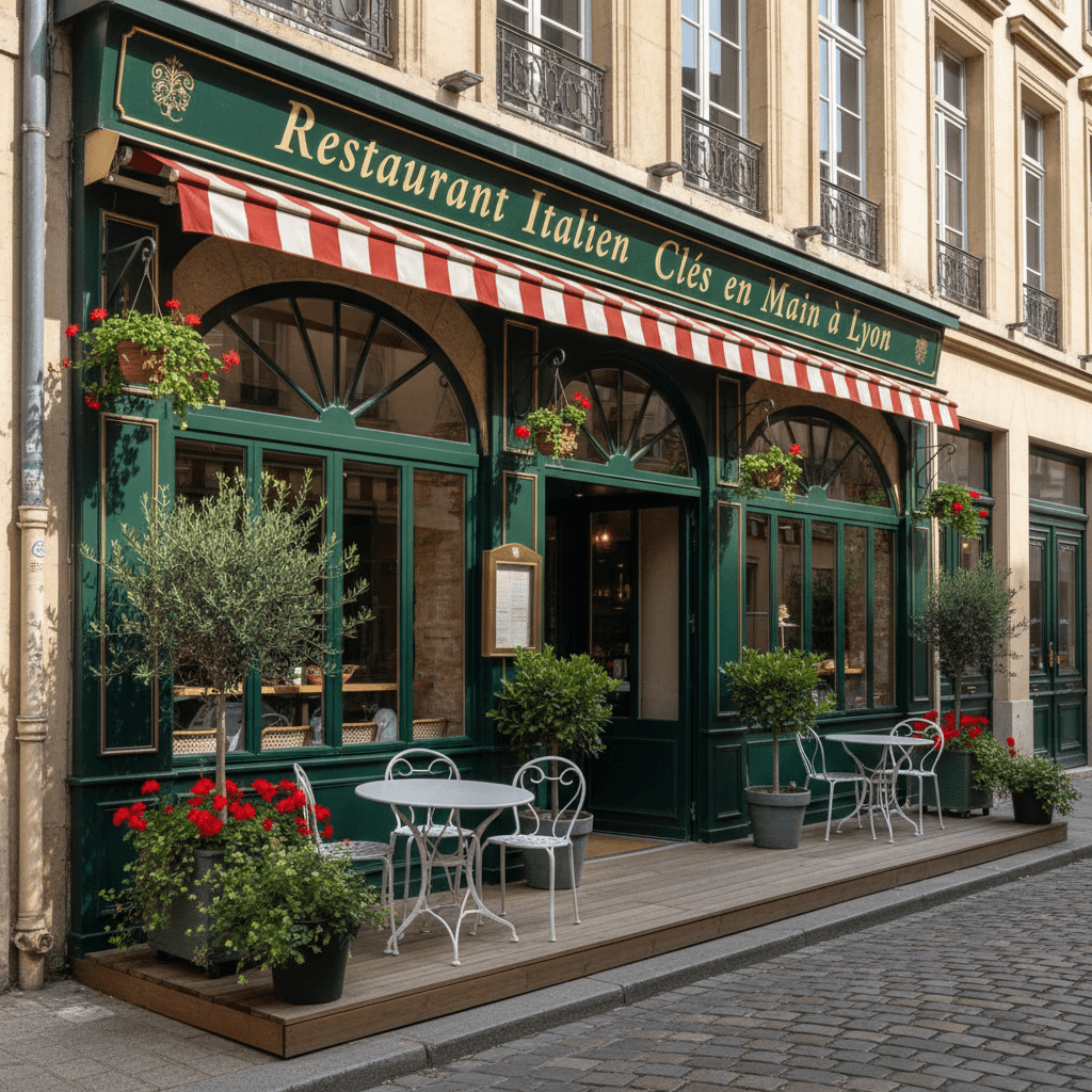 Restaurant à Lyon : terrasse - extraction