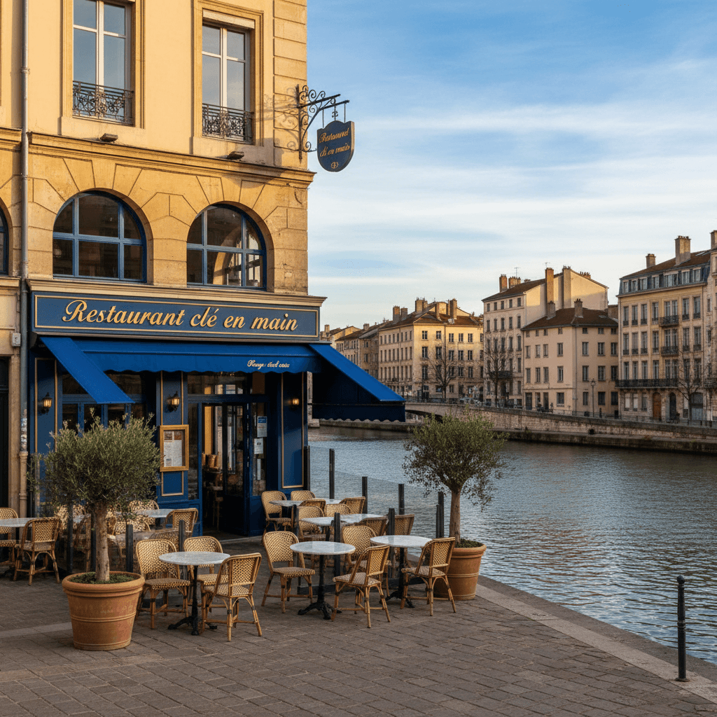 Restaurant clé en main sur les quais de Lyon