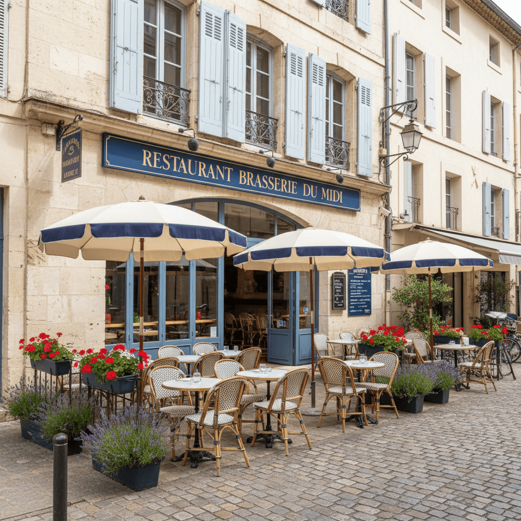 Restaurant à Aix-En-Provence : terrasse - licence IV