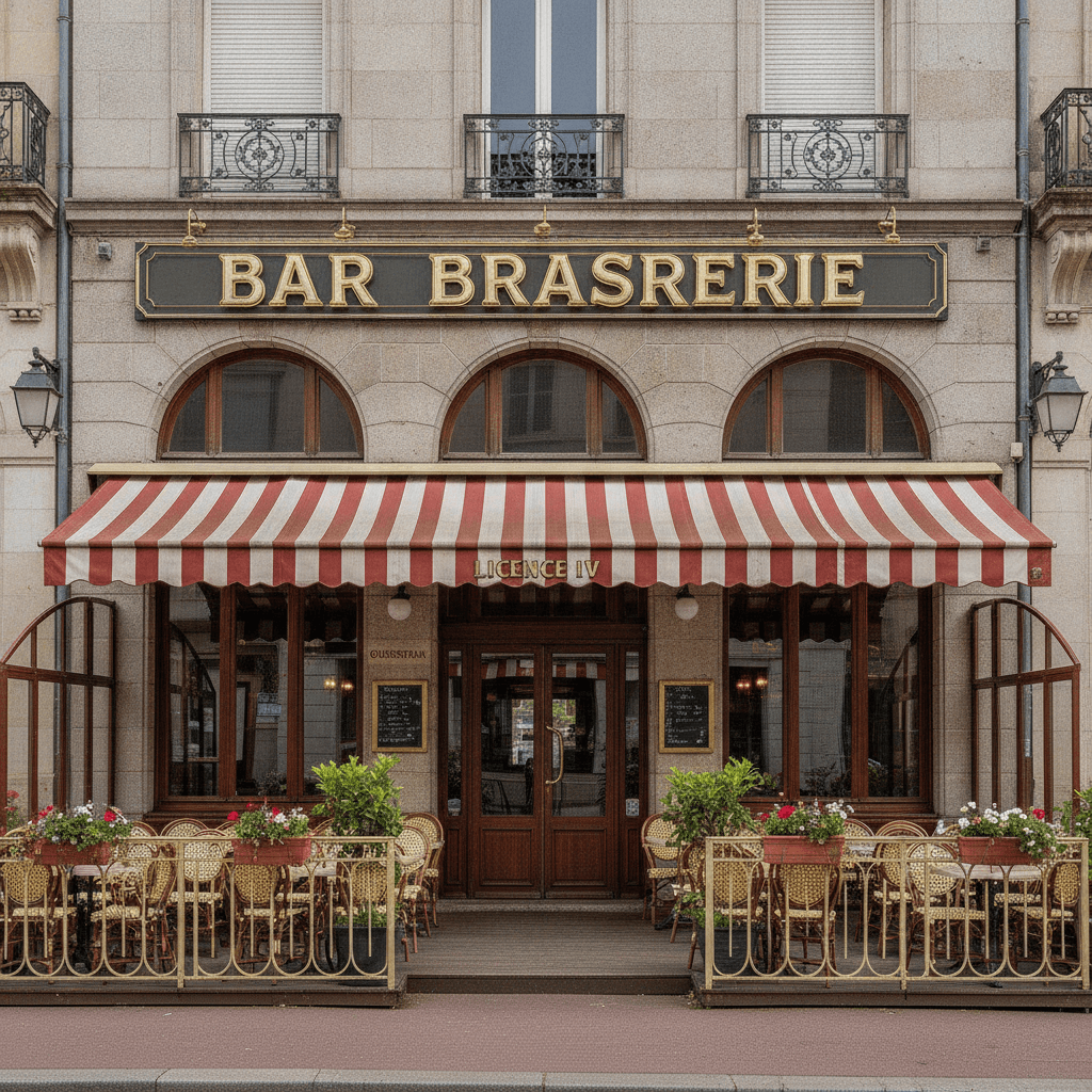 Bar-brasserie 480m² à Ouistreham : terrasse - licence IV - Image 1