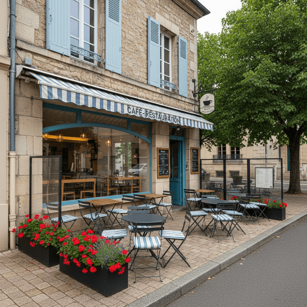 Fast-food à Limoges : terrasse - licence IV - Image 1