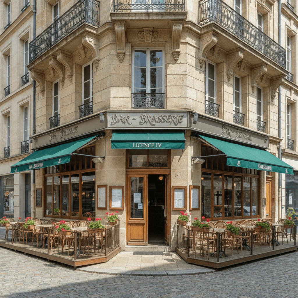Bar-brasserie à Angers : terrasse - licence IV - Image 1