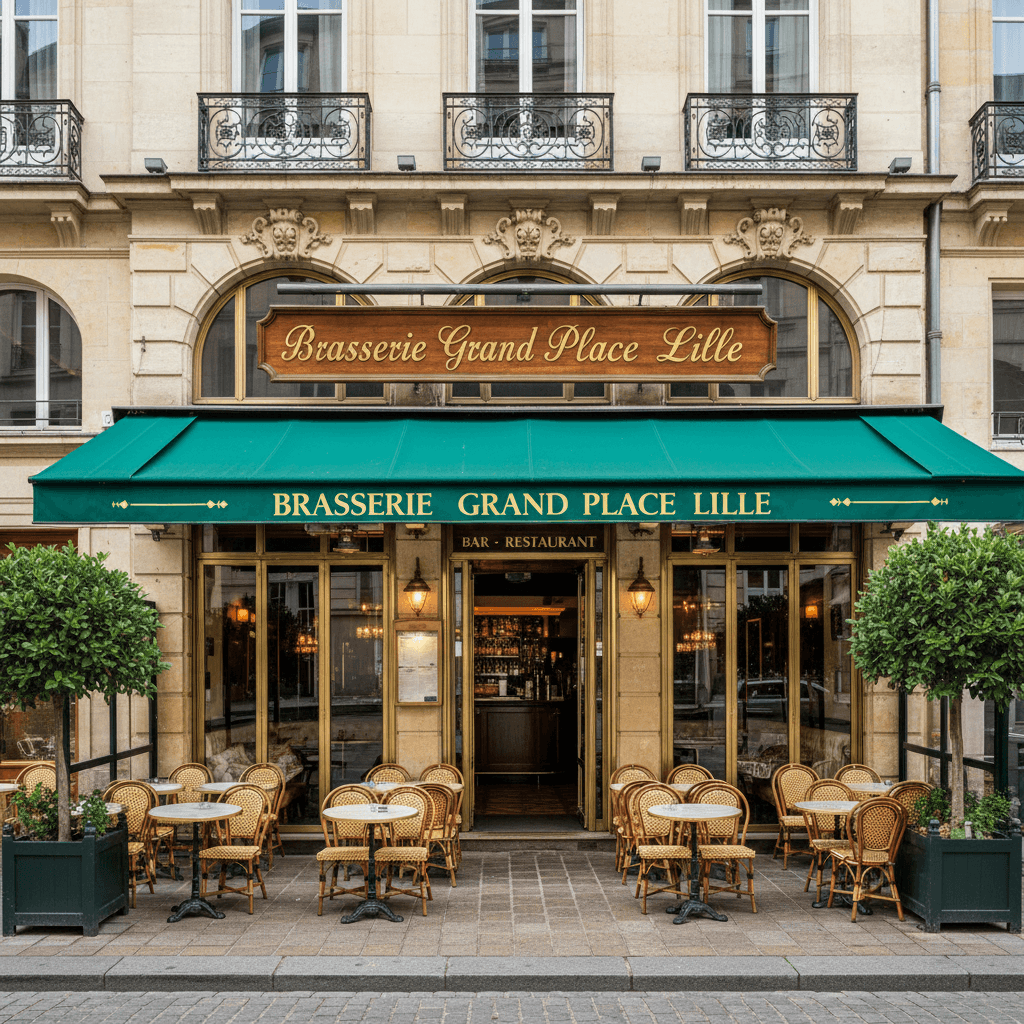 Bar-brasserie à Lille : terrasse - licence IV