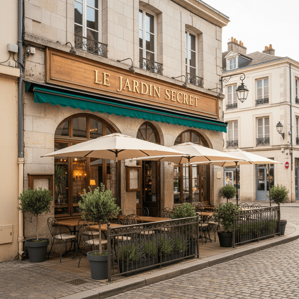 Restaurant 180m² à Nantes : terrasse - extraction - Image 1