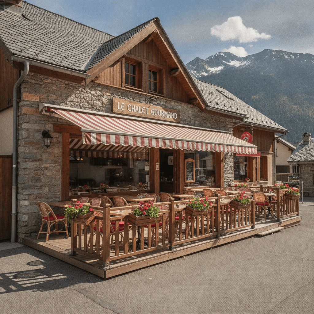 Restaurant 70m² à Allos : terrasse - licence IV - Image 1