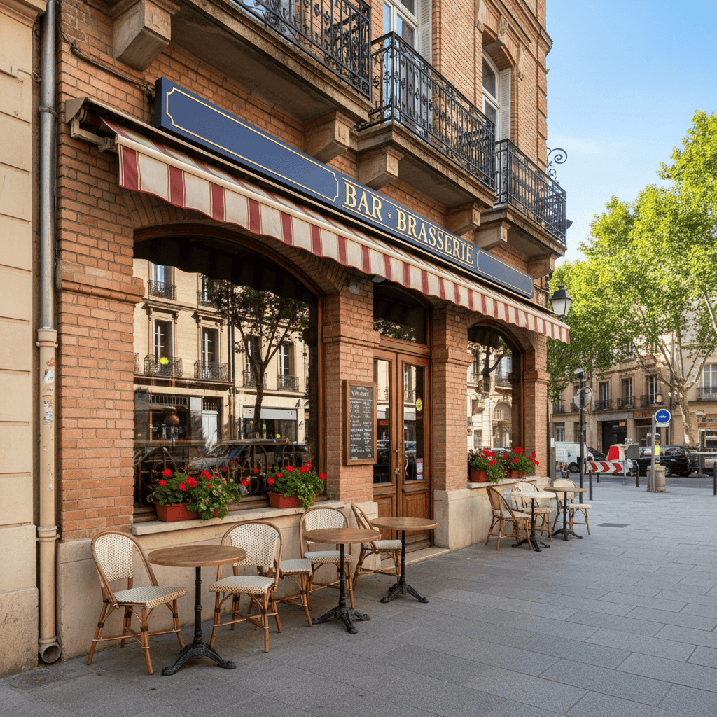 Bar-brasserie 225m² à Toulouse : licence IV - climatisation