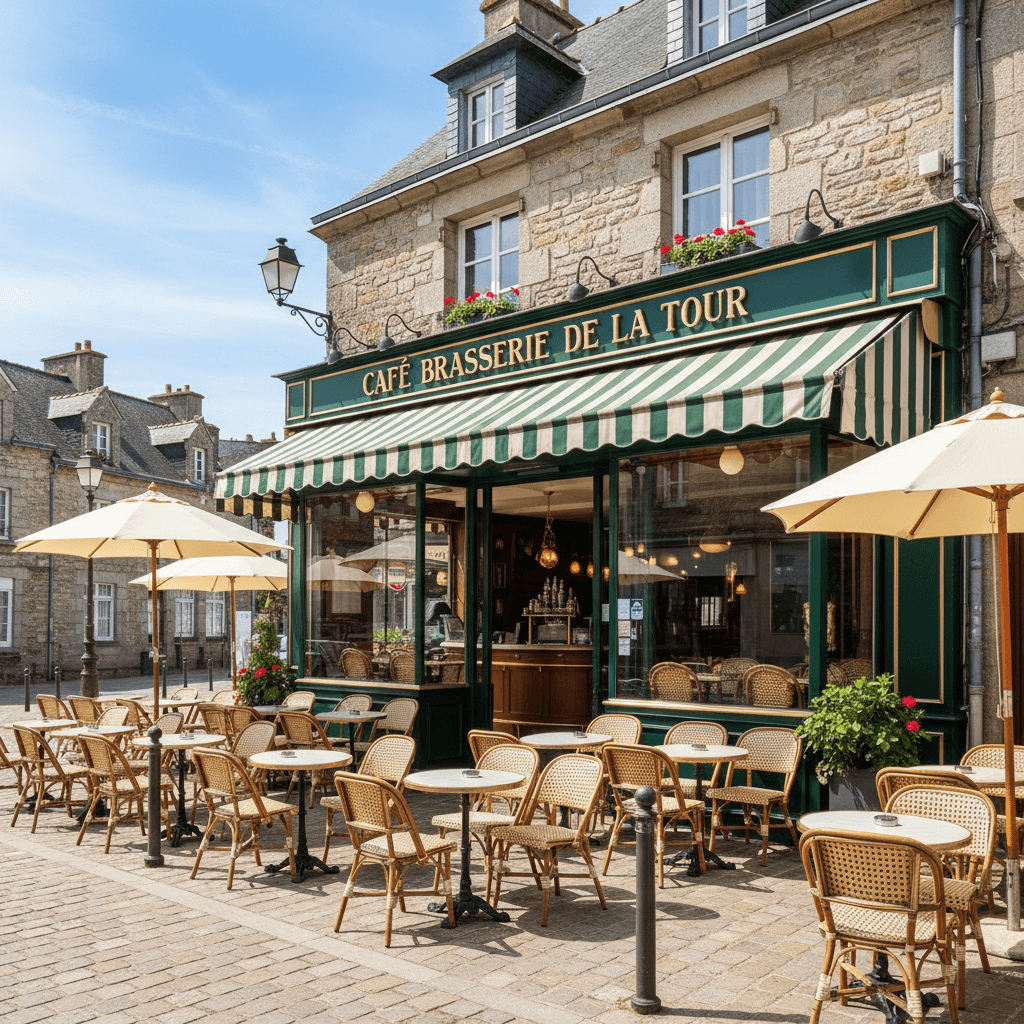 Bar-brasserie à Vannes : terrasse - licence IV - Image 1