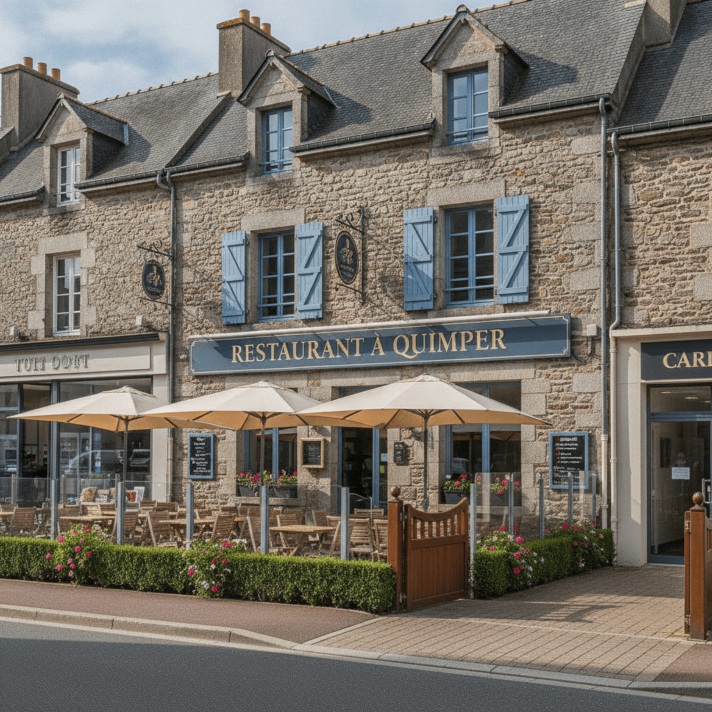 Restaurant à Quimper : terrasse - licence IV - Image 1