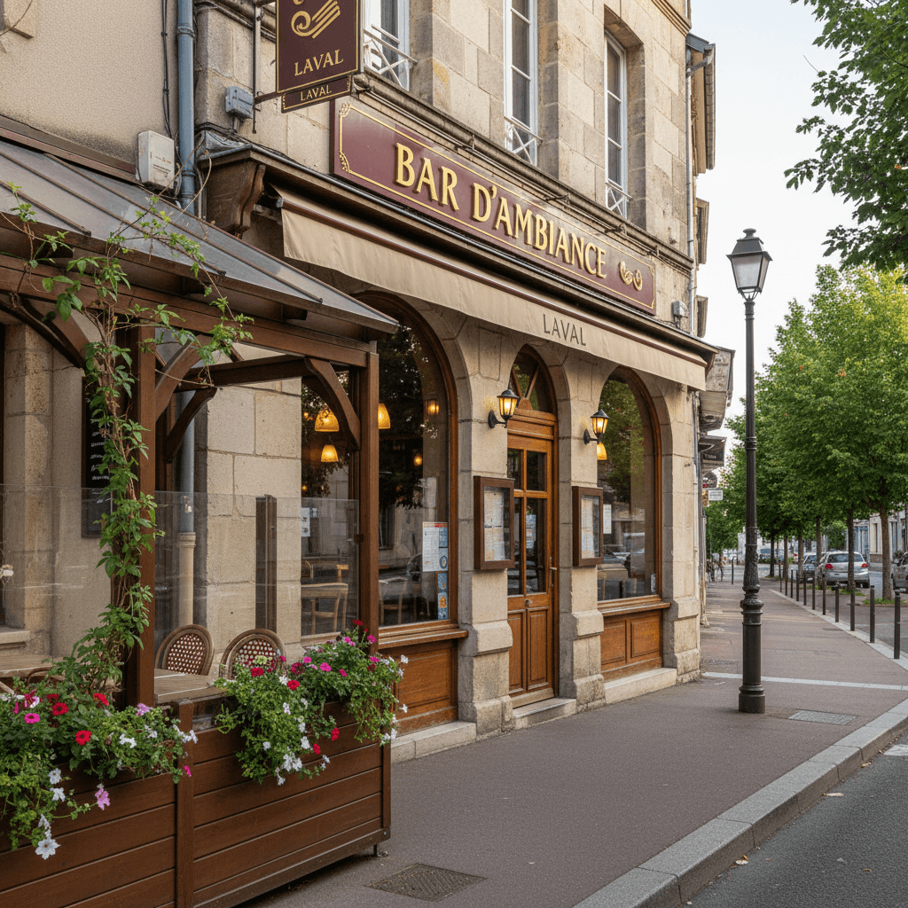 Bar-brasserie 330m² à Laval : terrasse - licence IV - Image 1