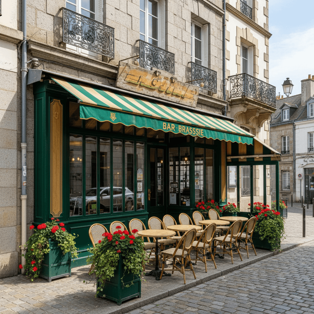 Bar-brasserie à Cherbourg-En-Cotentin : terrasse - licence IV - Image 1