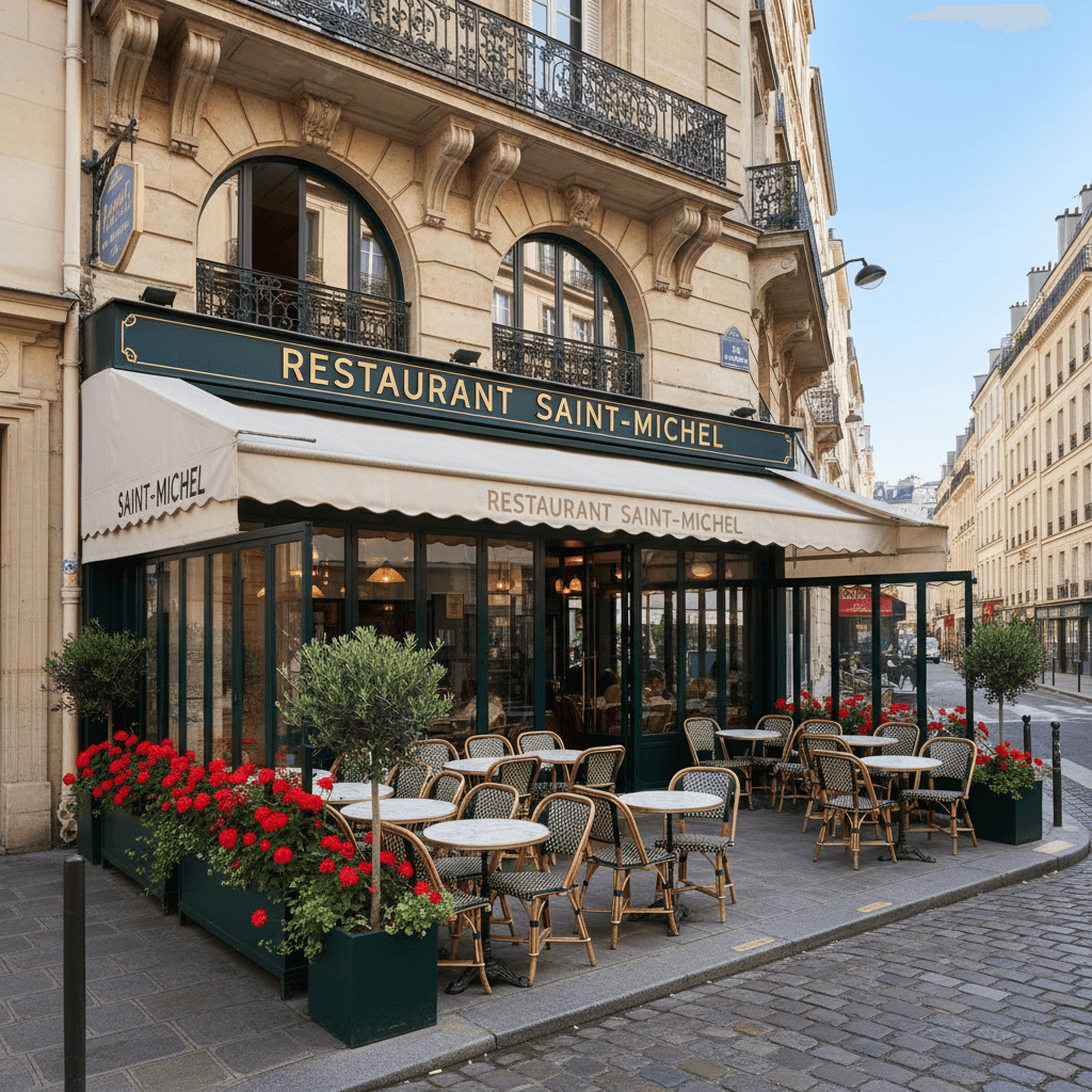 Charmant Restaurant avec Terrasse à Saint-Michel
