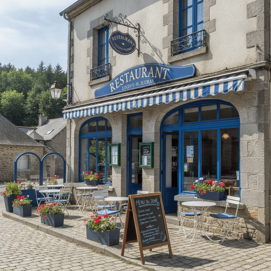 Restaurant 324m² à Loguivy-Plougras : terrasse - licence IV - Image 1